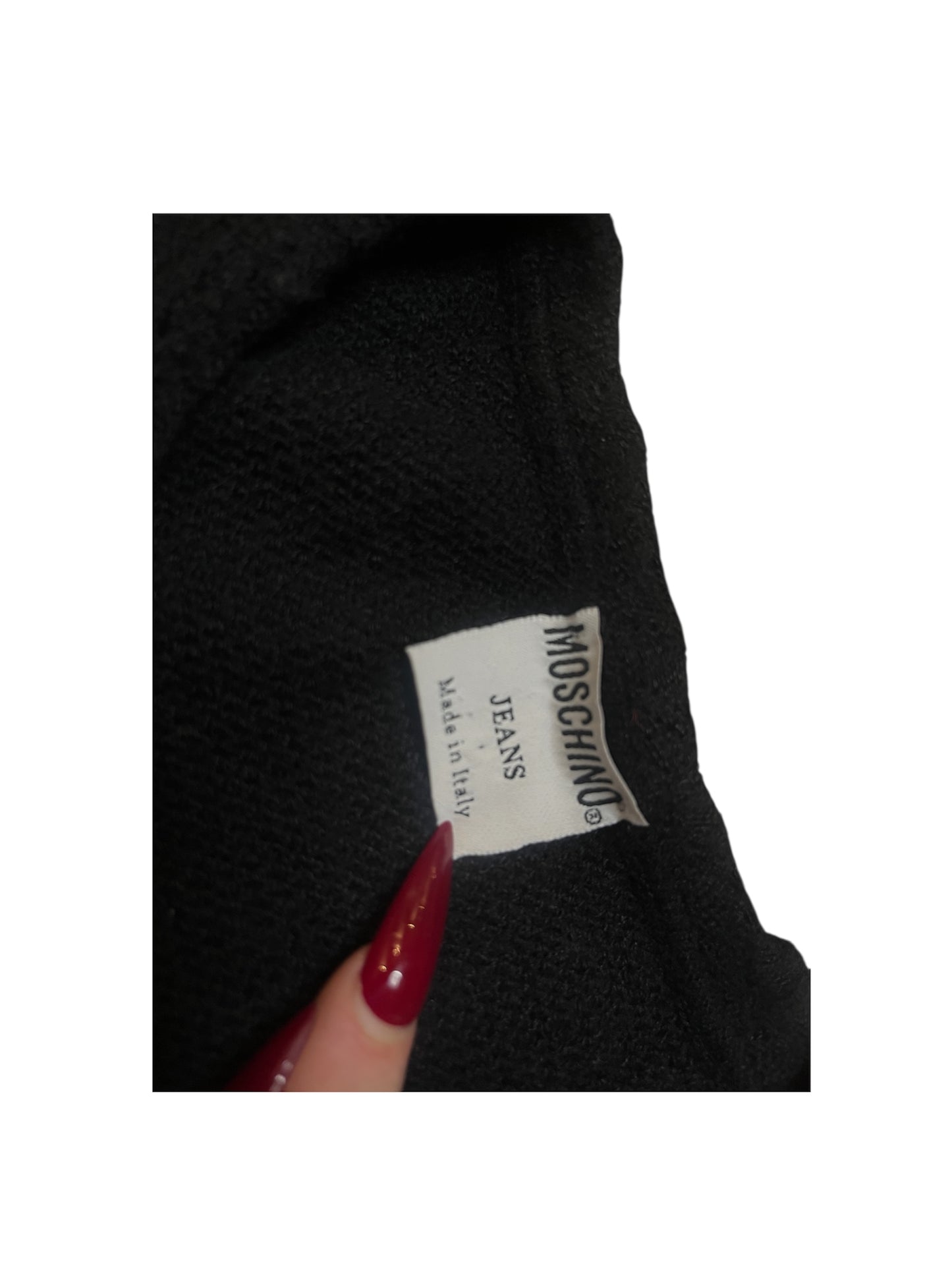 Moschino Jeans Black Knit Top #11289