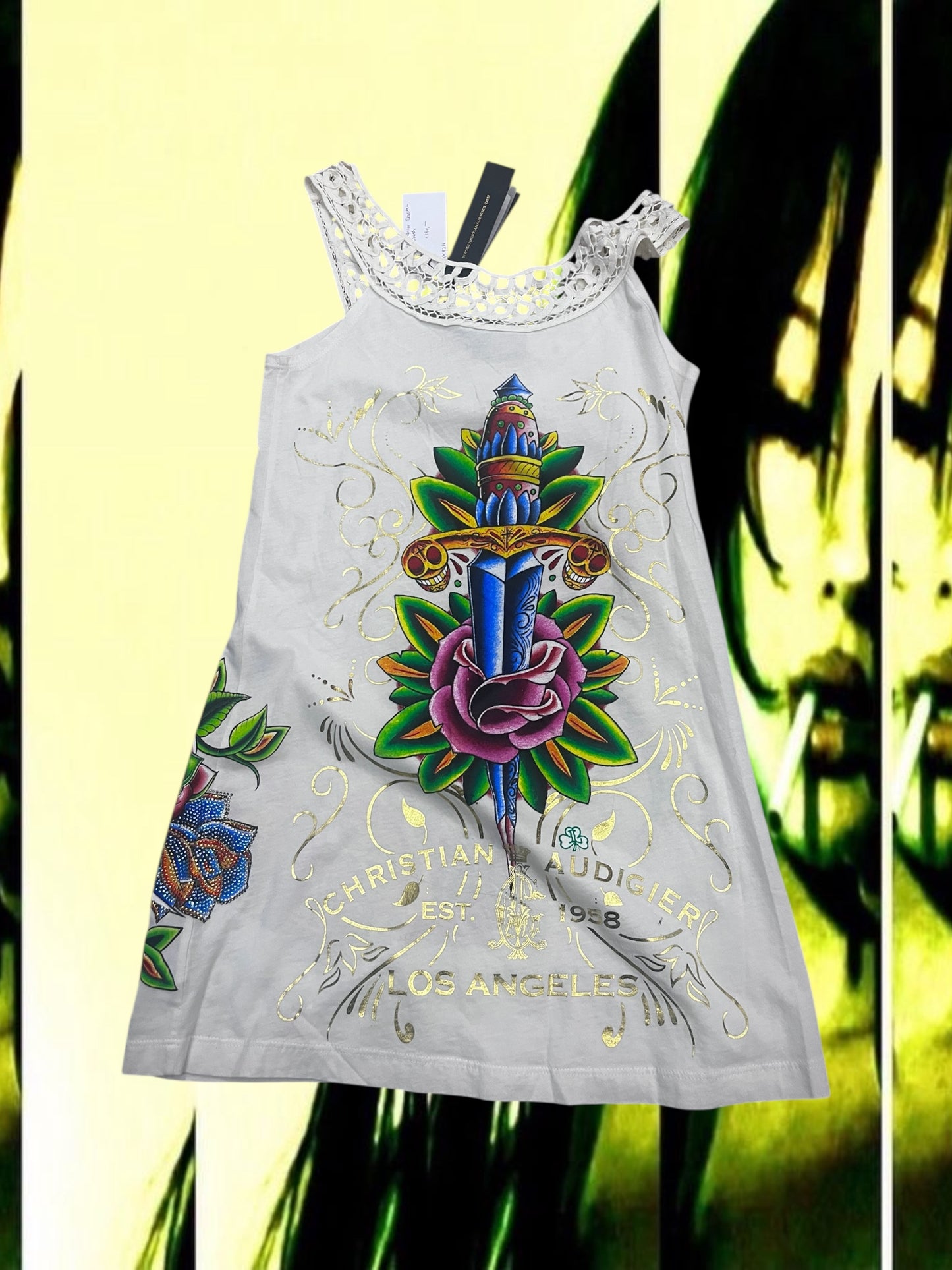 Ed Hardy Deadstock Mini Dress #9244