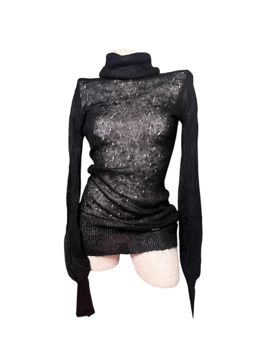 Silvia Heach Sheer Knit Turtleneck #11947
