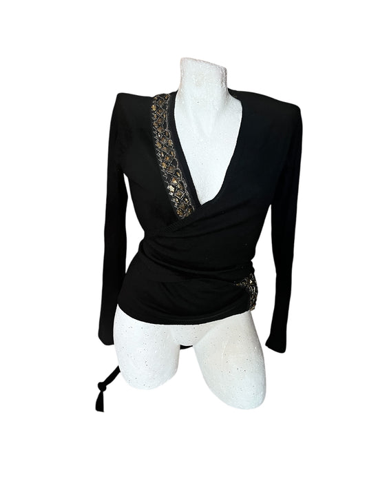 Wool Wrap Top #8067