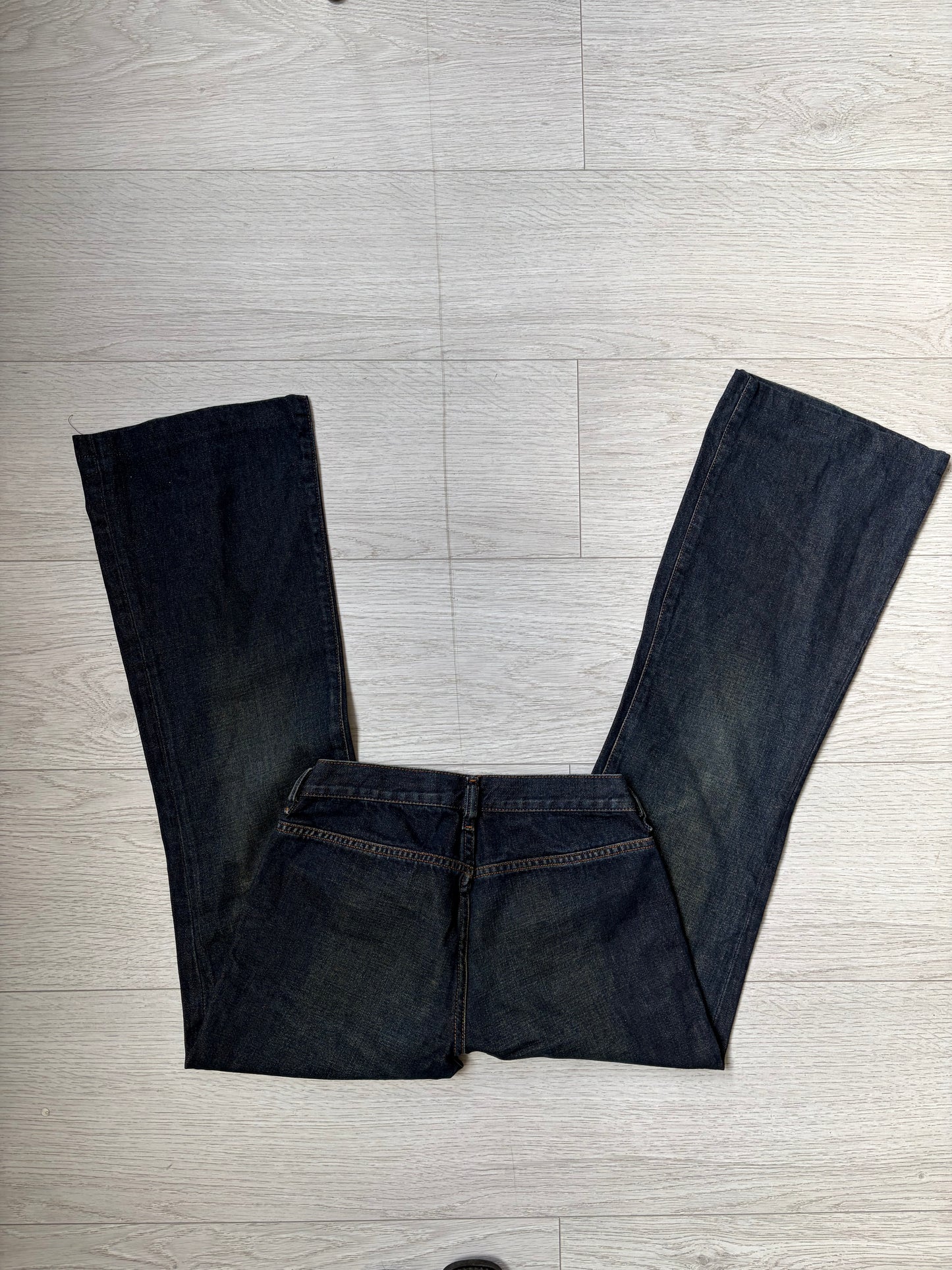 Diesel StyleLab Y2K Low-Rise Flared Jeans #13207