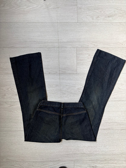 Diesel StyleLab Y2K Low-Rise Flared Jeans #13207