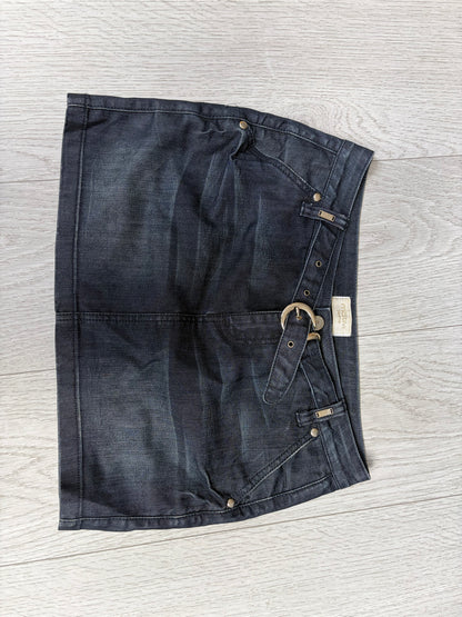 Motivi Belted Denim Mini Skirt #13170
