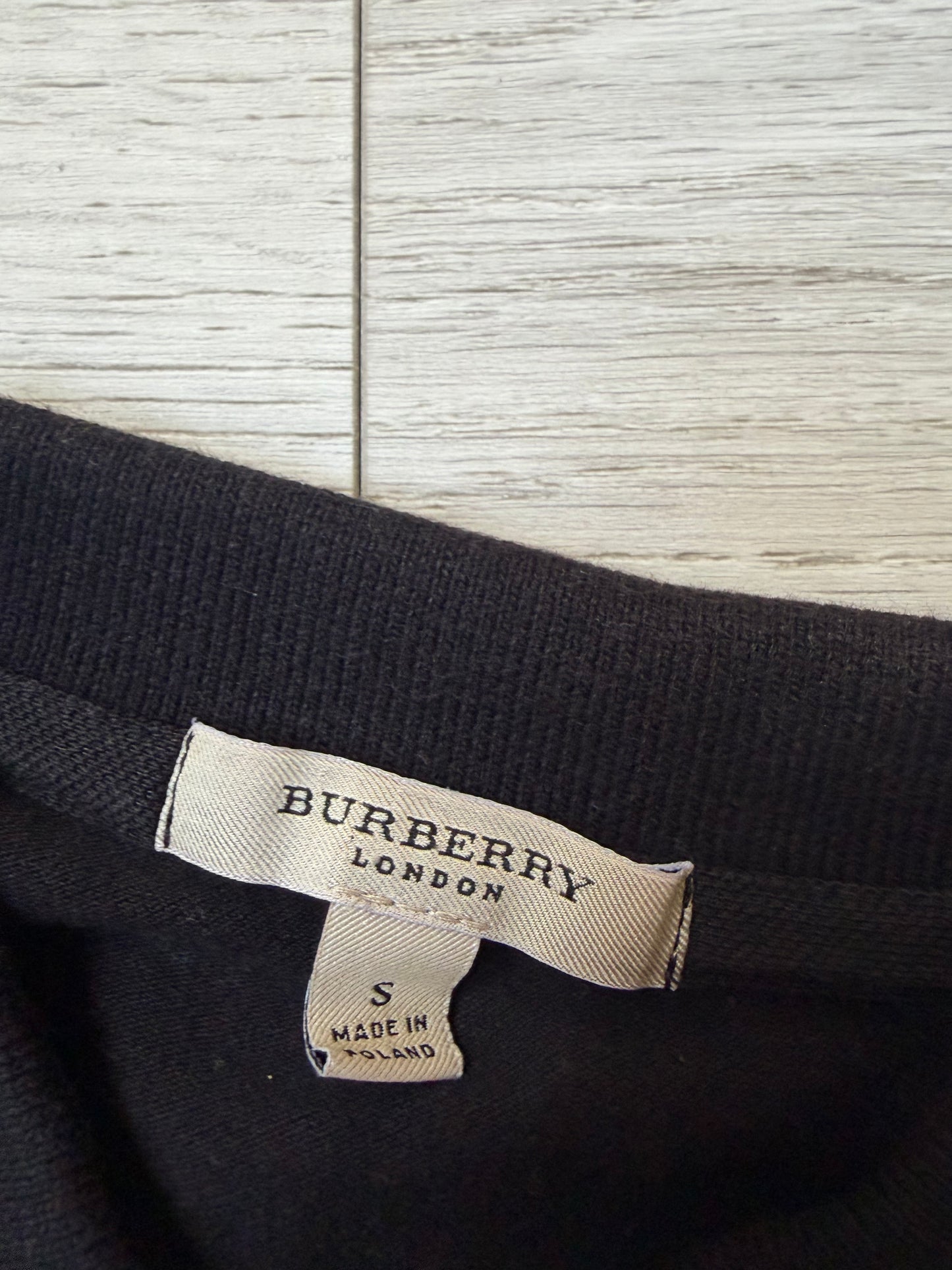 Vintage Burberry London Fitted Polo Shirt #13209