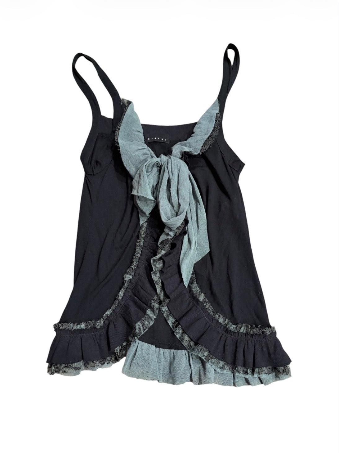 Sisley 2000s Ruffled Top #13712