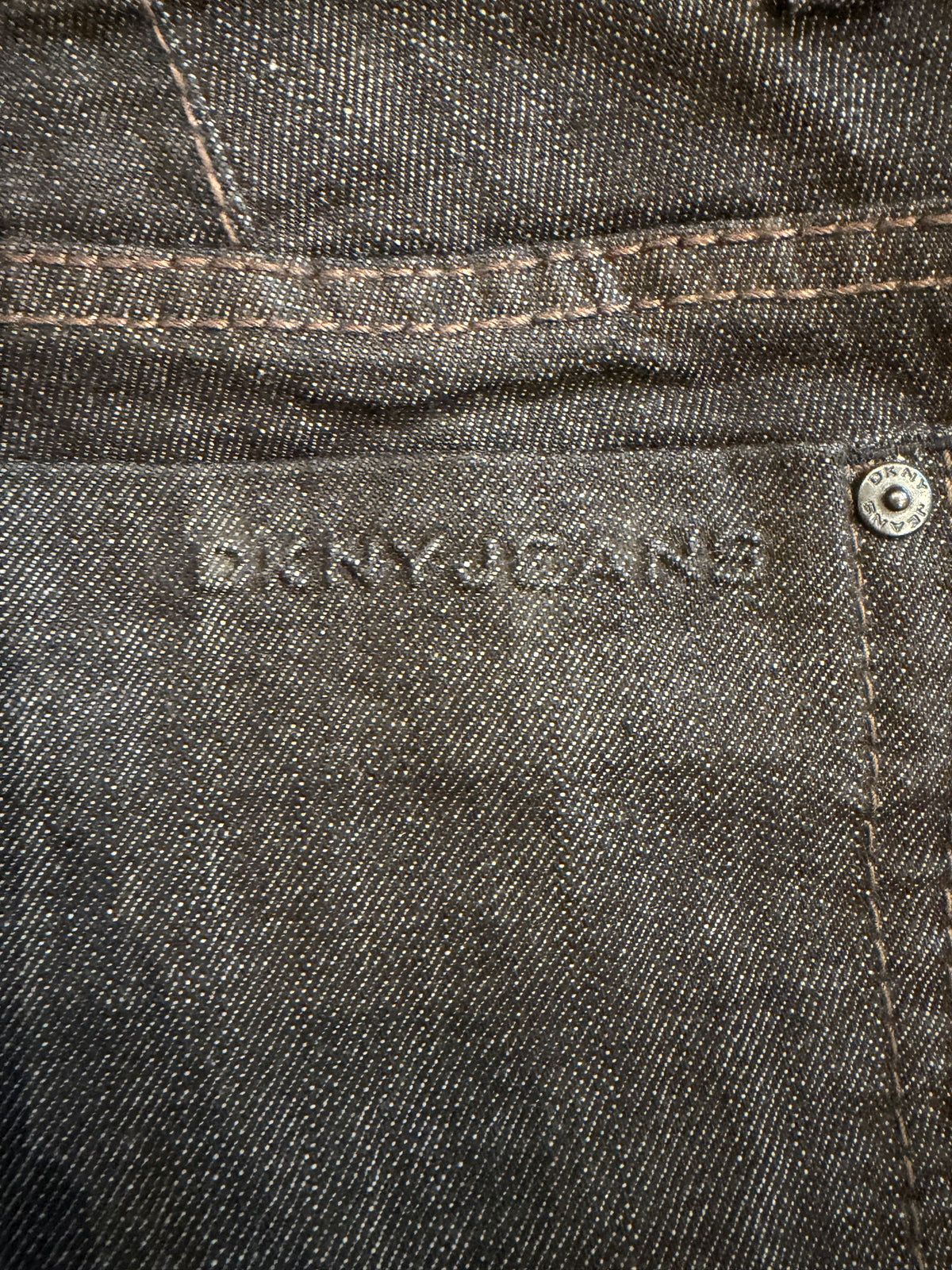DKNY Jeans Dark Wash Straight-Leg Jeans #13390