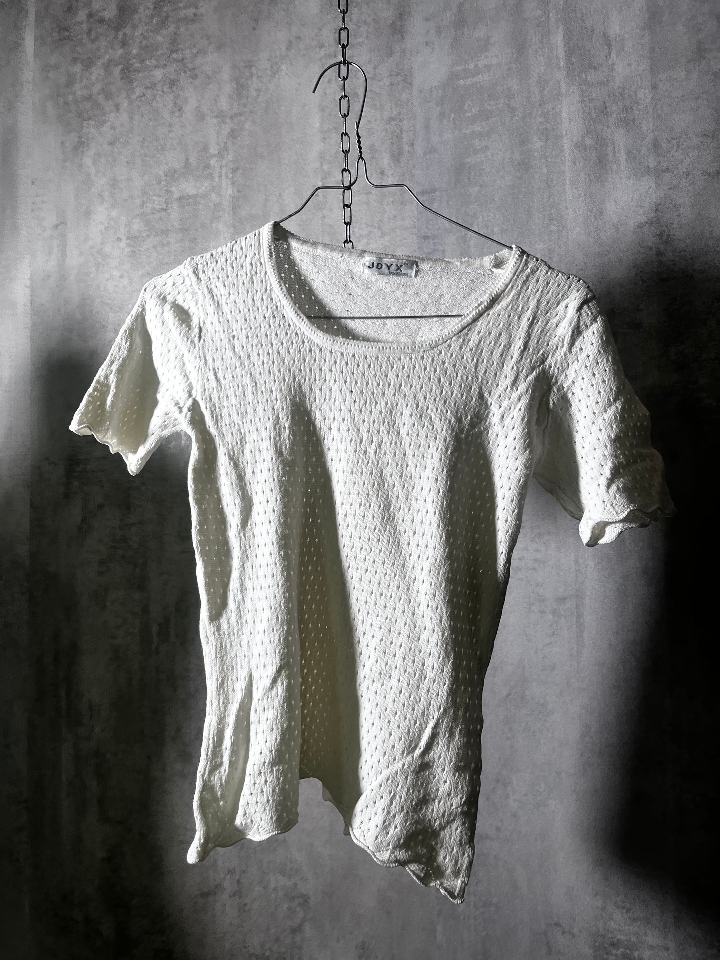 Soft Coquette Pointelle Tee #10752