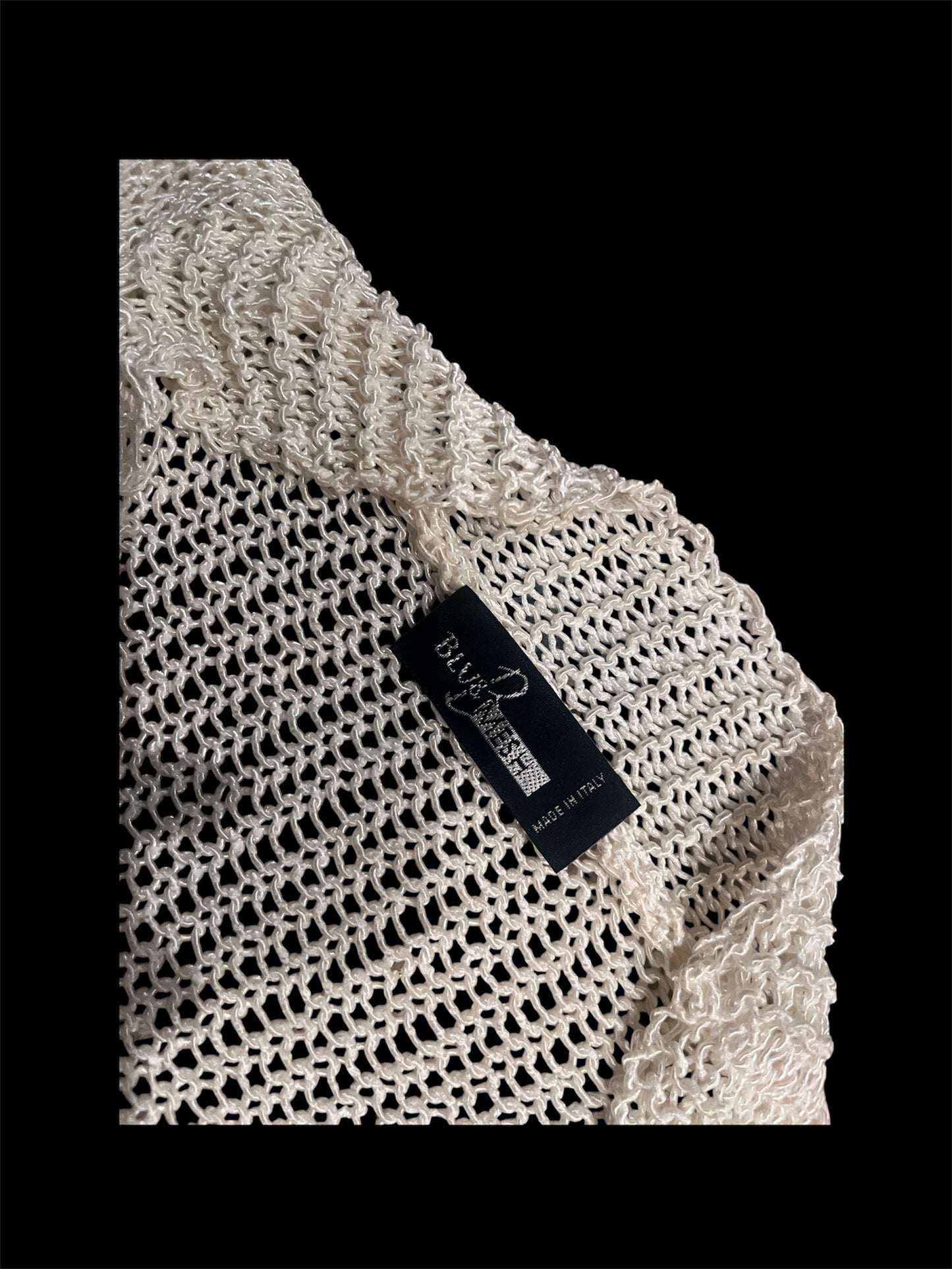 Italian Open Knit Button Cardigan #12715