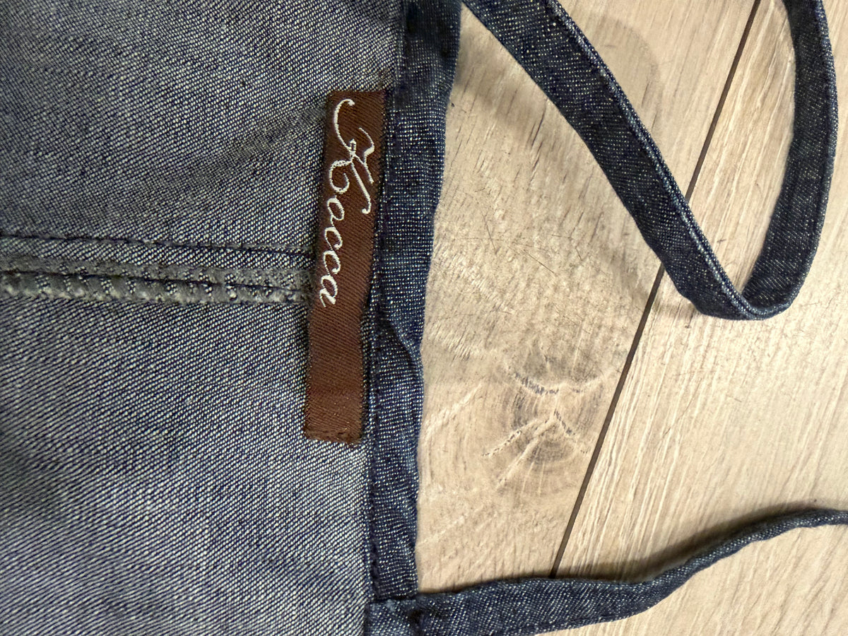 Rocca Jeans Denim Corset Top #13318