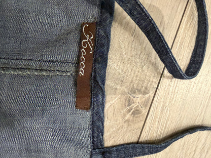 Rocca Jeans Denim Corset Top #13318