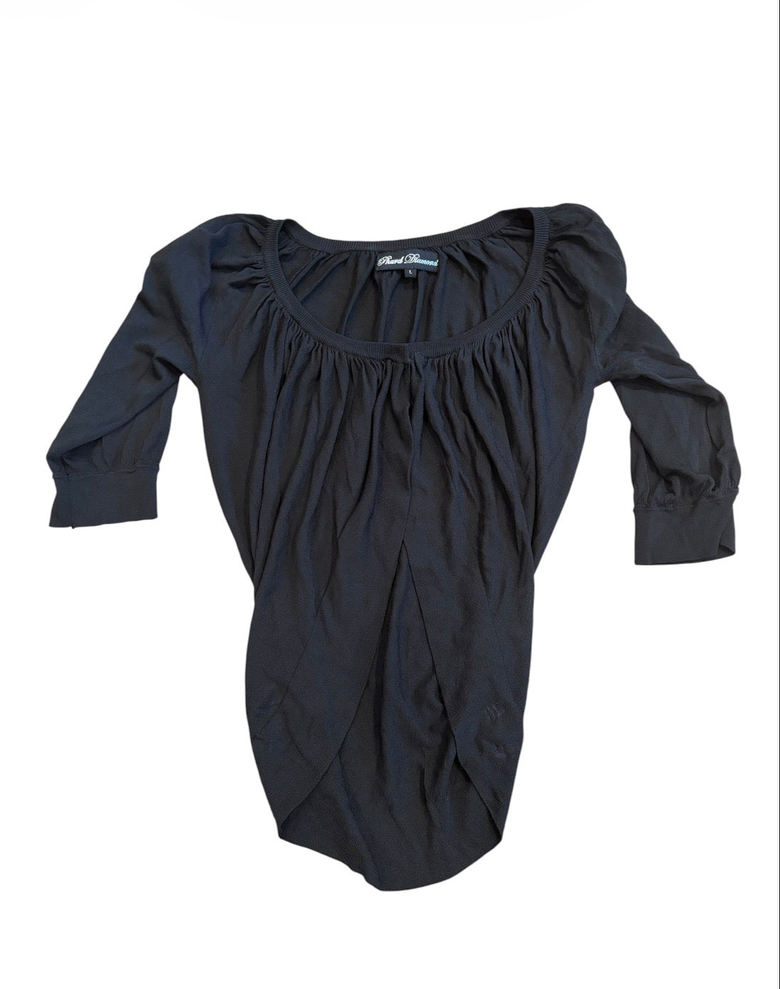 Phard Diamond Draped Tulip Top #13392