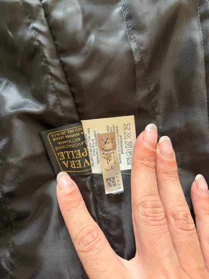 2000s Paris Match Leather Jacket #12428