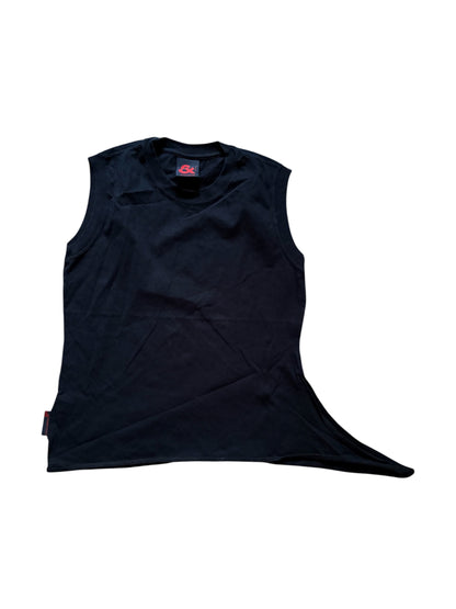 & Dolce & Gabbana Black Asymmetric Sleeveless Top #13567