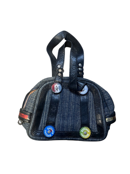 John Galliano Bottle Cap Denim Bag #11823