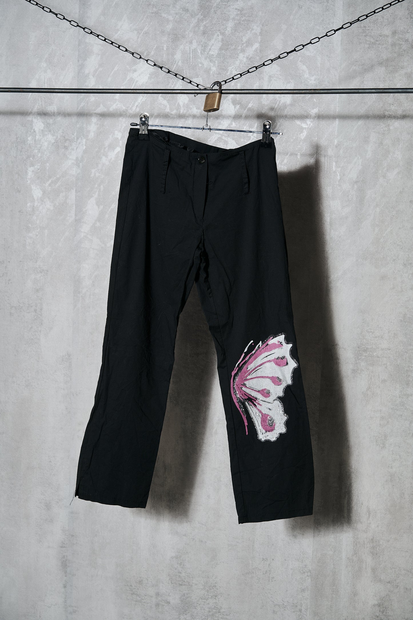 Black Butterfly Capris S