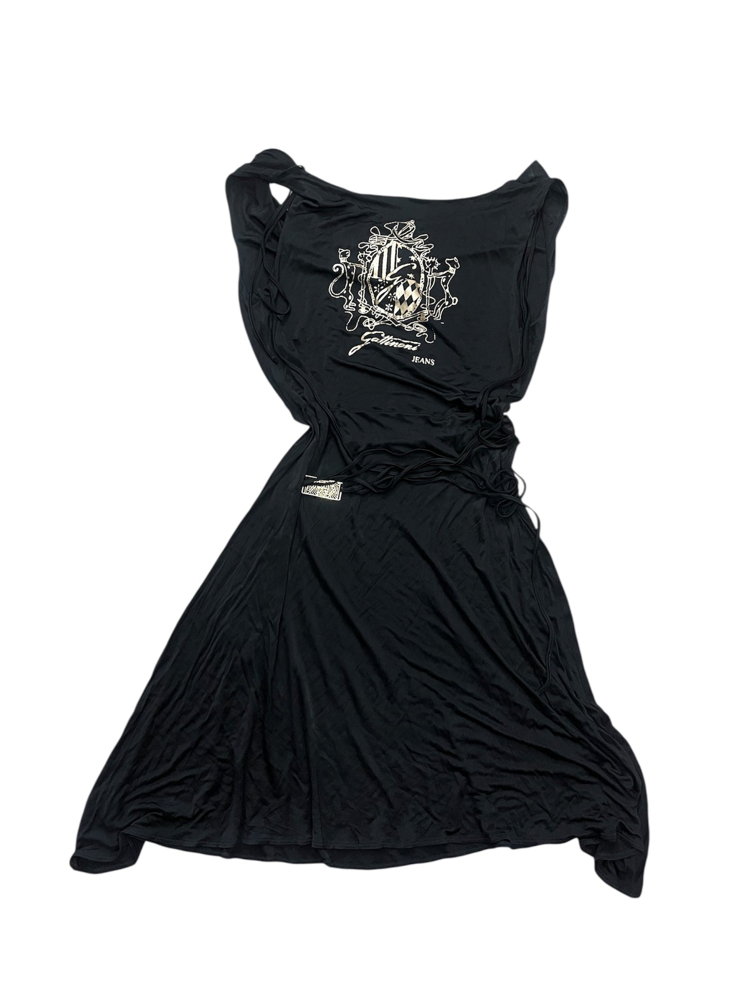 Black Gattinoni Jeans dress, early 2000s #11323