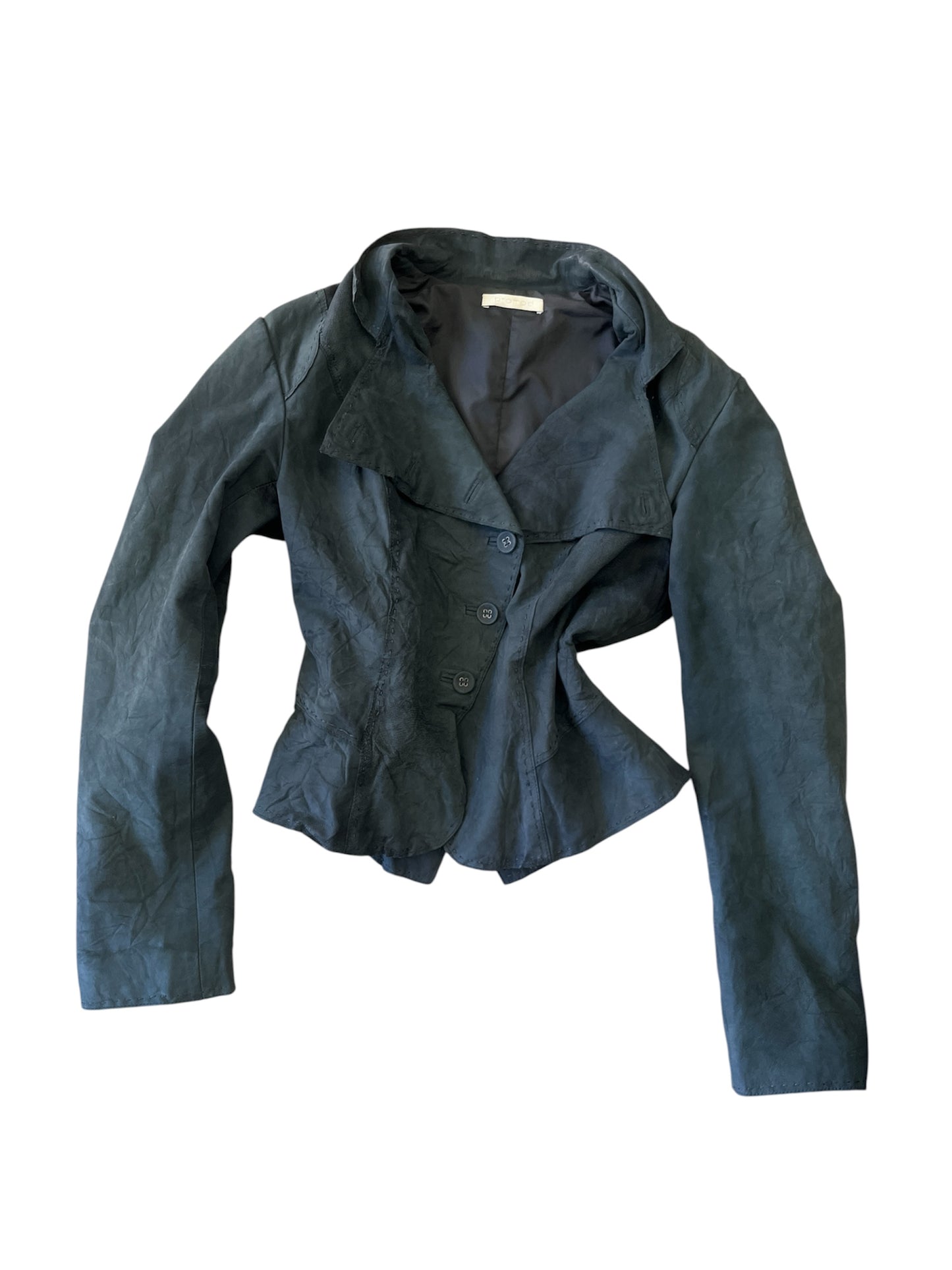 Noir Sculpted Jacket #12795