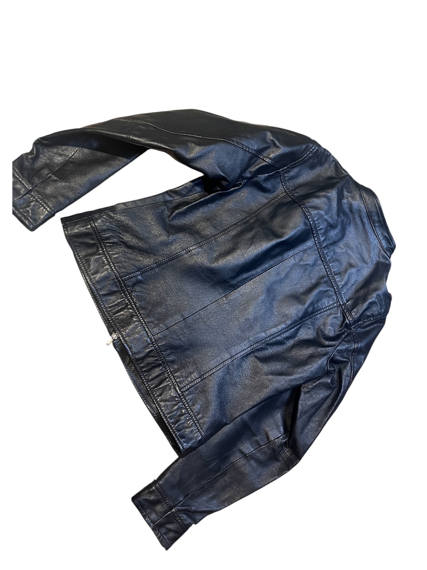 Italian Leather Biker Jacket #11826