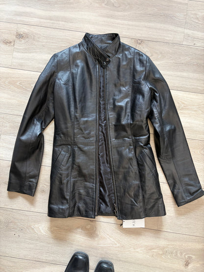 2000s Paris Match Leather Jacket #12428
