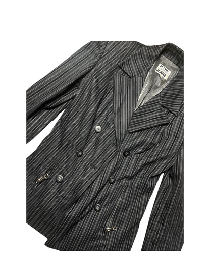 Iceberg Jeans Pinstripe Double-Breasted Blazer #12031