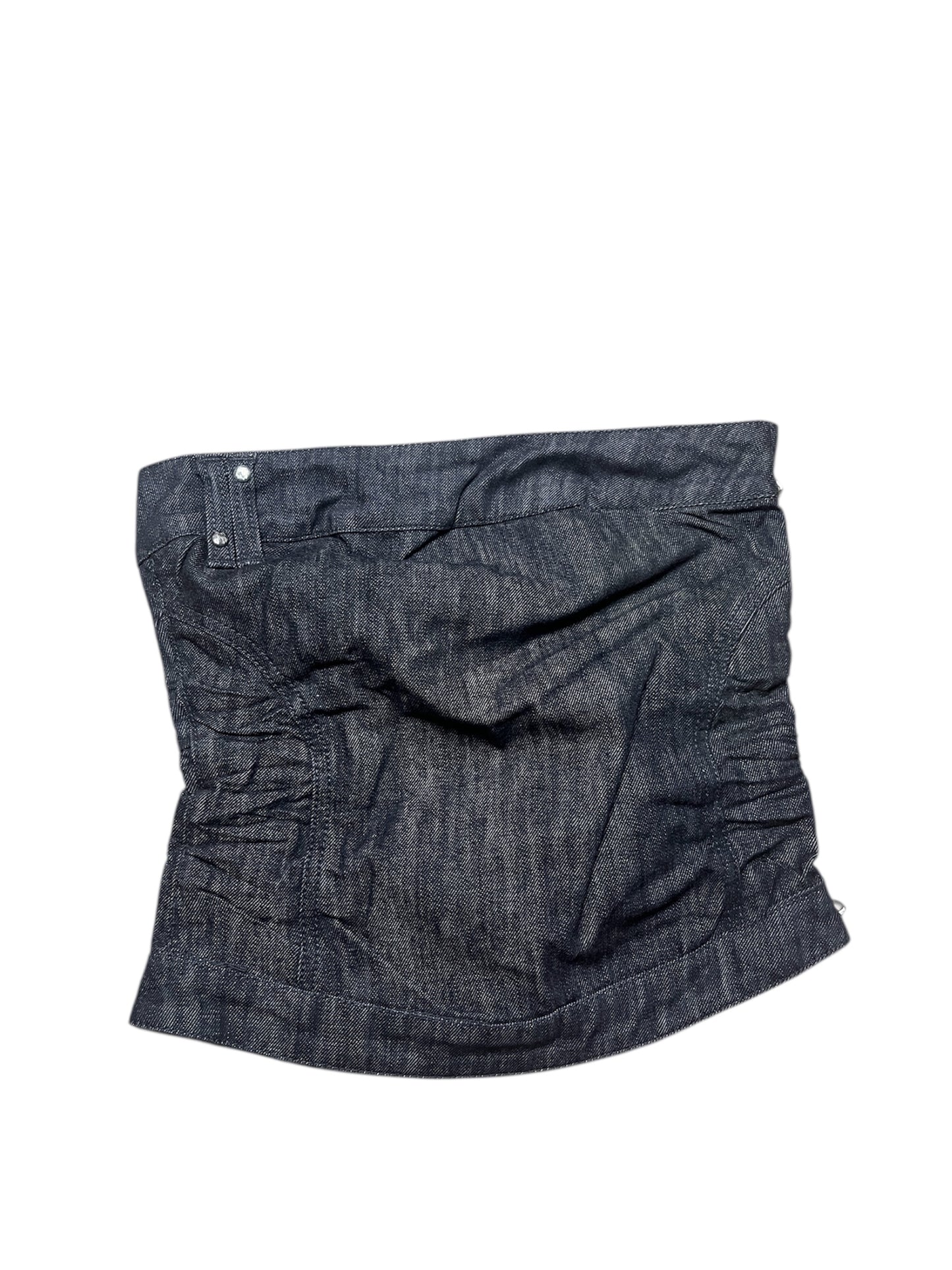 Angel Devil Structured Denim Corset Top #11994