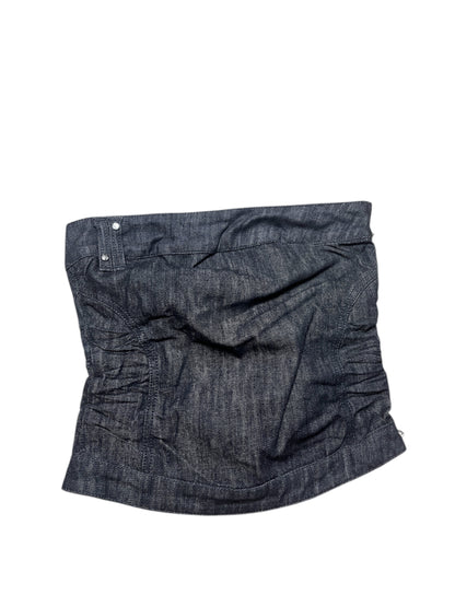 Angel Devil Structured Denim Corset Top #11994