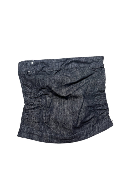 Angel Devil Structured Denim Corset Top #11994