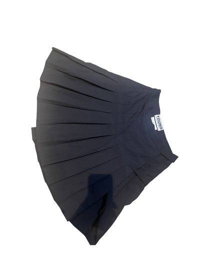 Black Pleated Mini Skirt #11833