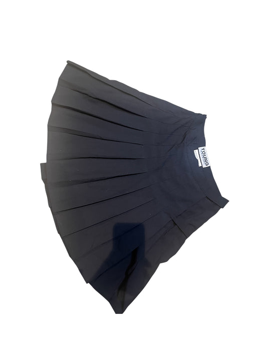 Black Pleated Mini Skirt #11833