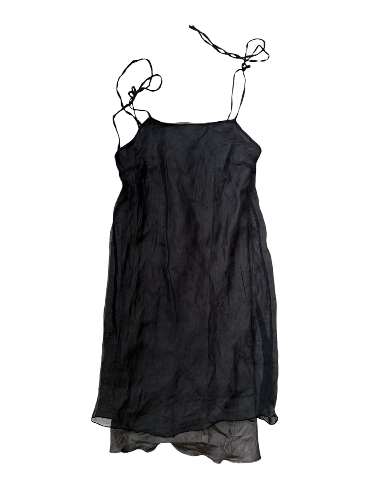 Motel Y2K Layered Tie-Strap Slip Dress #13219