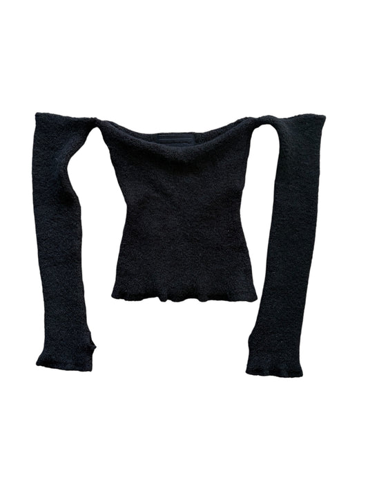 2000s Fornarina Mohair Cut-Out Top #13252
