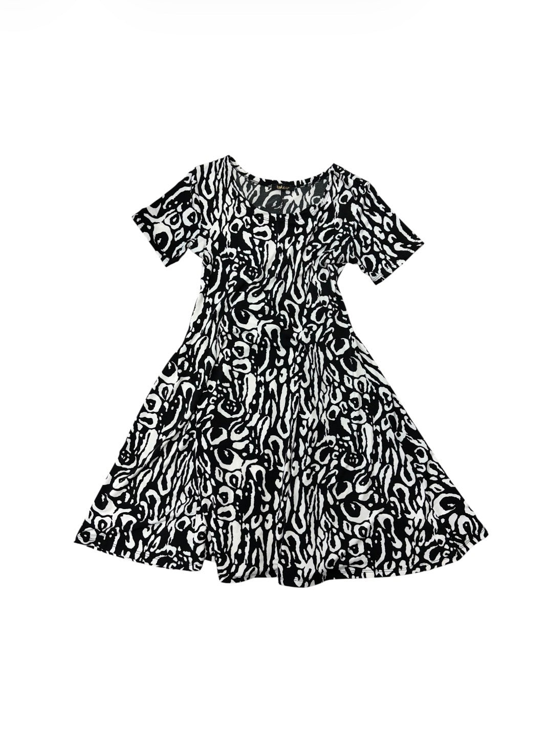 Talco Abstract Print Midi Dress #13294