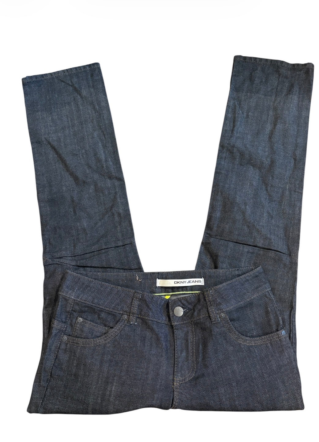 DKNY Jeans Dark Wash Straight-Leg Jeans #13390