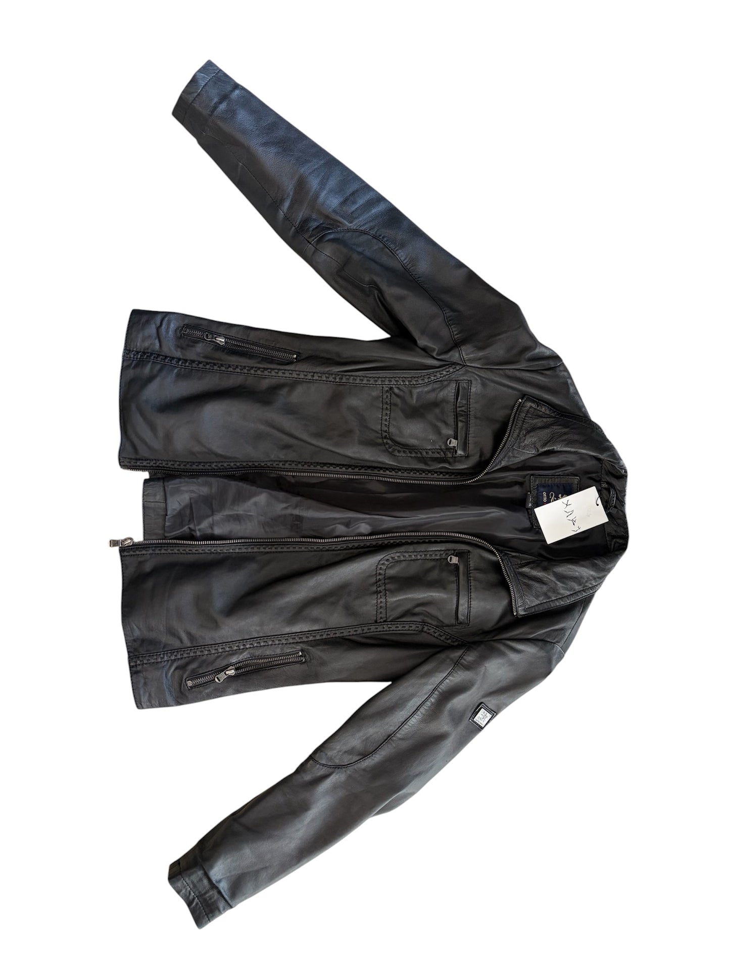 2000s Otto Kern Longline Leather Jacket #13274
