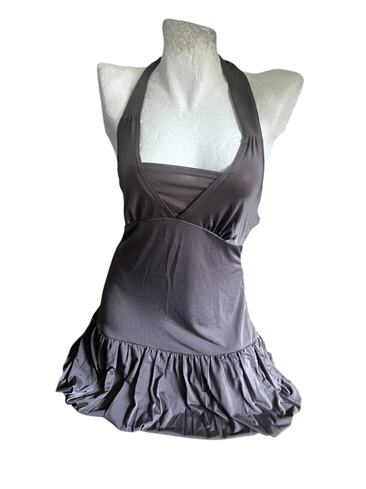 Grey Halterneck Dress #9950
