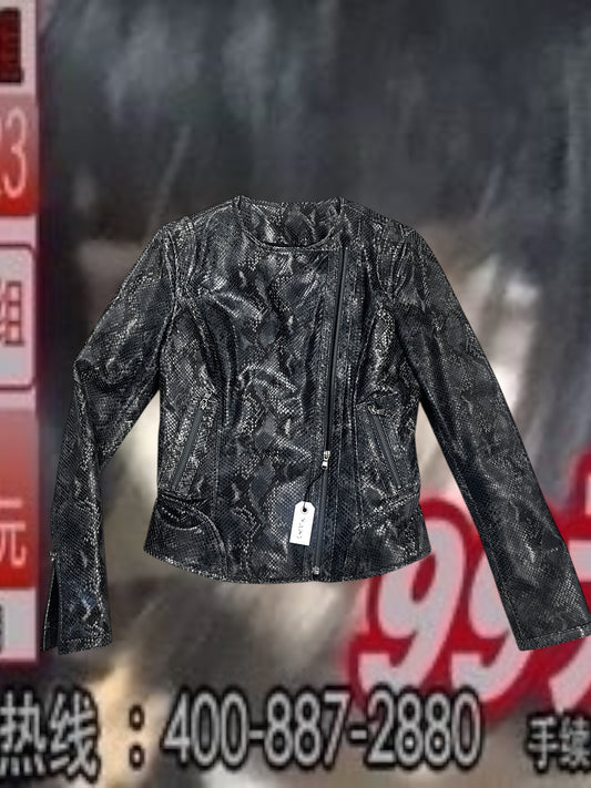 Python Leather Jacket #8587