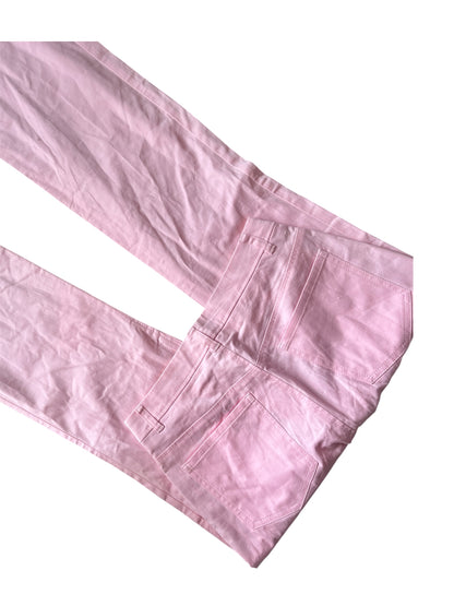 Escada Pastel Pink Low- Waist Trousers #12624