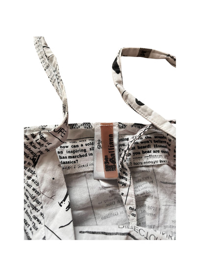 John Galliano newspaper dress #12607
