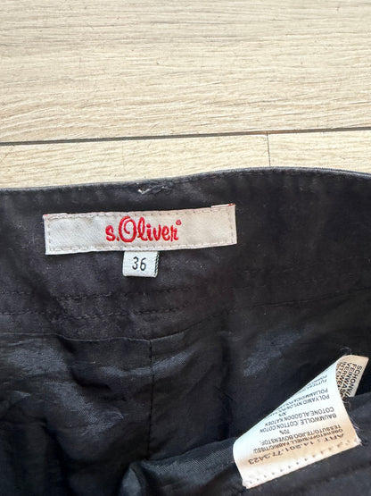 2000s s.Oliver Black Maxi Skirt #13251