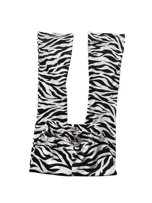 Zebra Flare Pants #12598