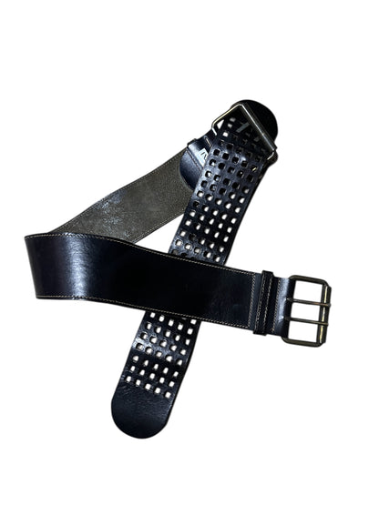 Perforated Leather Belt #12000