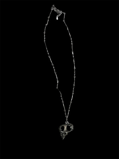 spiky shell–pendant Necklace #10773