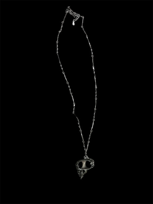 spiky shell–pendant Necklace #10773