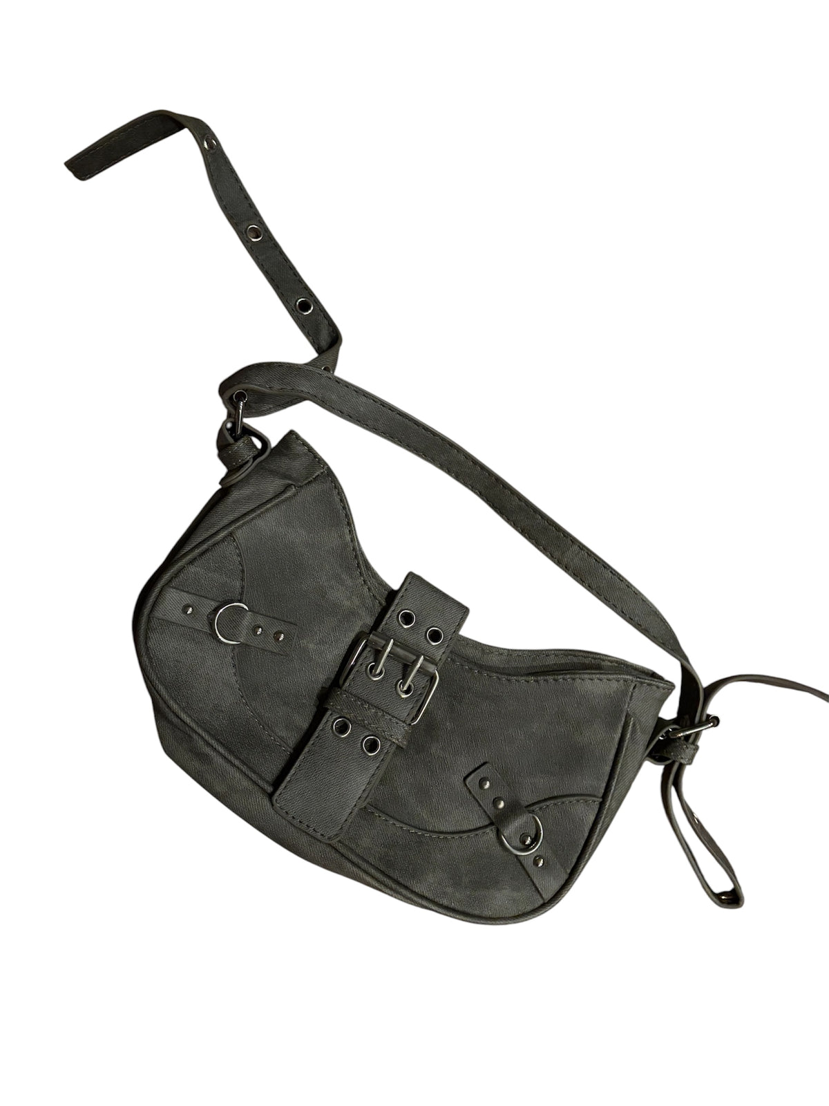 Olive Buckle Shoulder Bag #13580