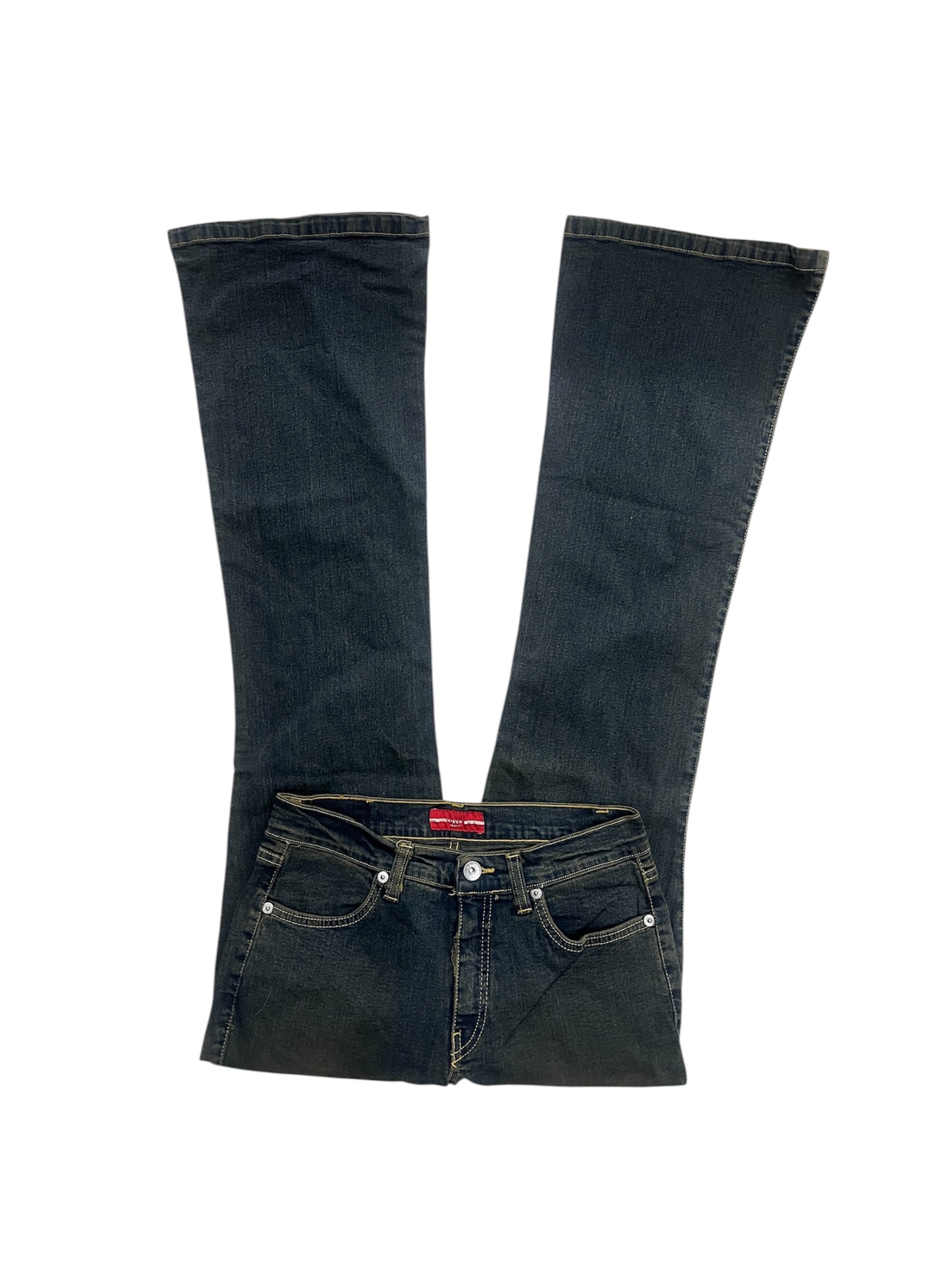 Dark wash bootcut jeans W28 #11315