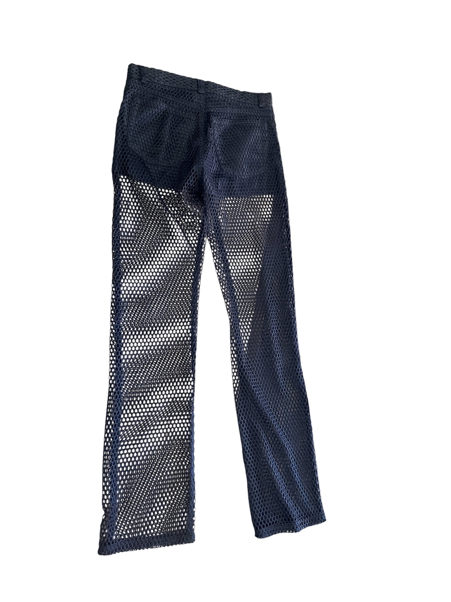 Black Mesh Trousers #12387