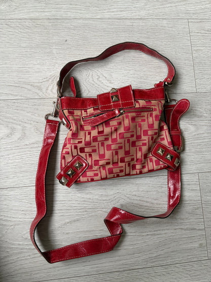 Guess Y2K Monogram Studded Crossbody Bag #13185