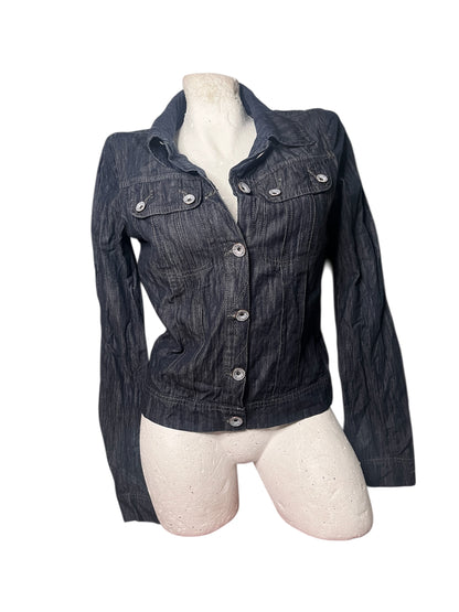 Plein Sud Structured Denim Jacket #11944