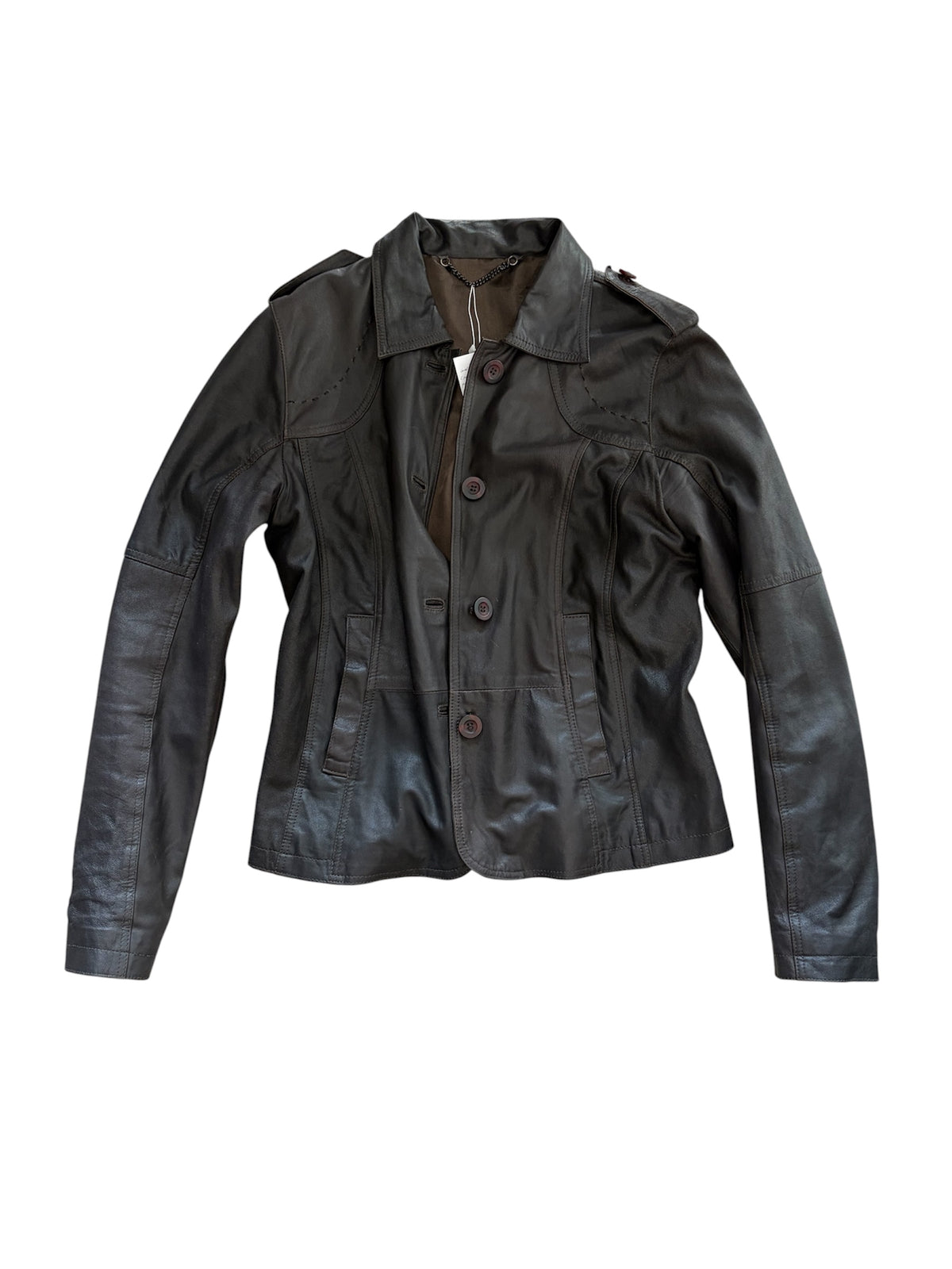 Vintage Lapo Gallery Leather Jacket #11187