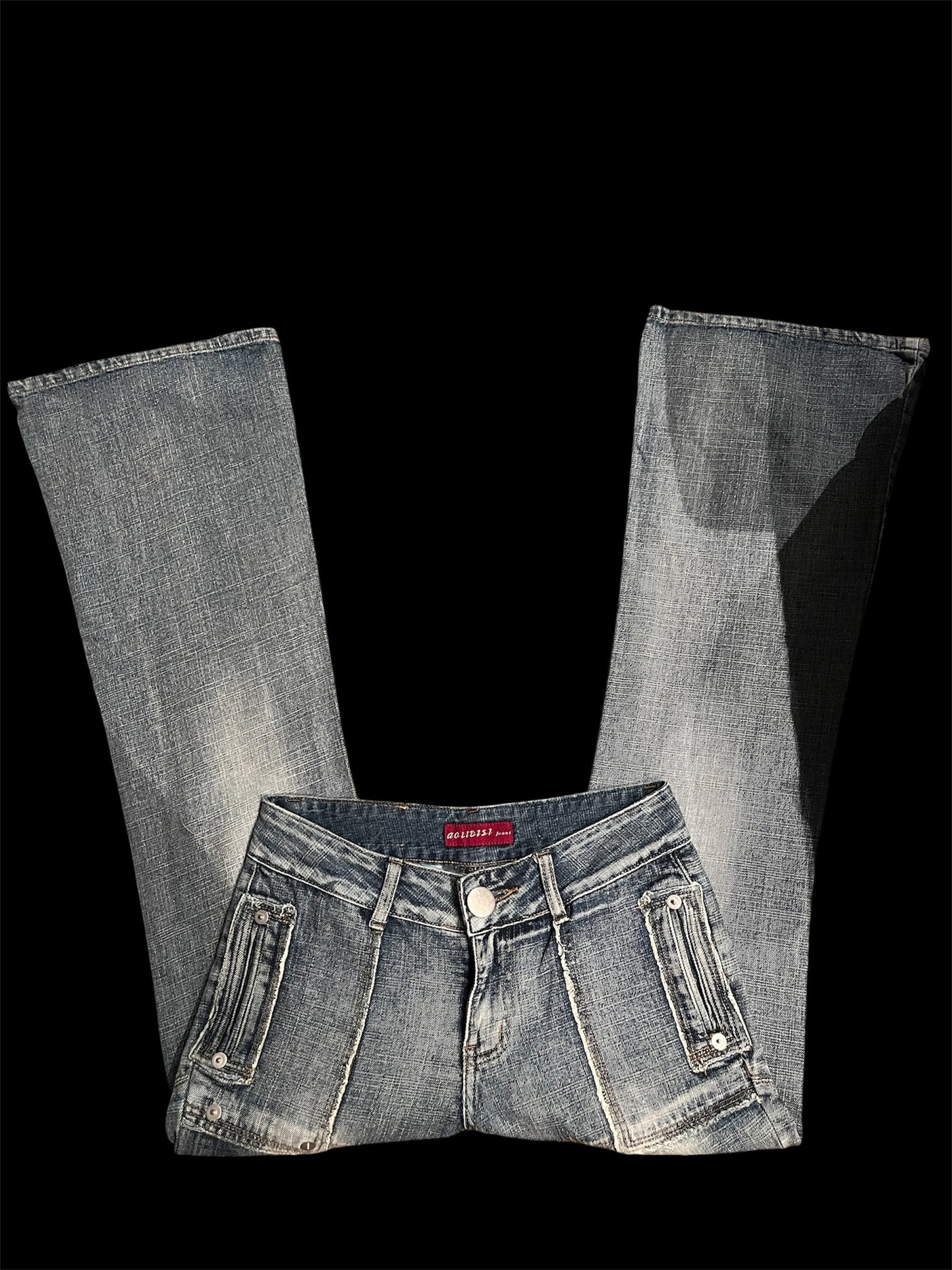 Low-rise flare jeans #12721